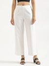 Women White Waist Coat Co-ord Set