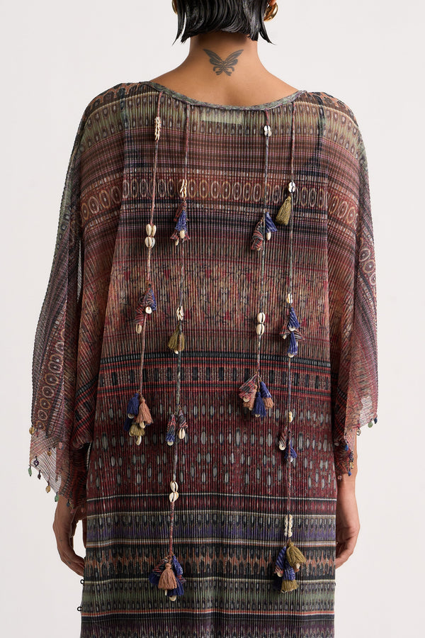 Collage Tassel Top