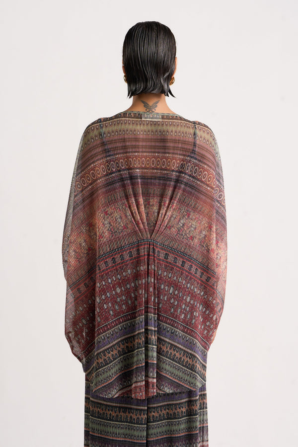 Collage Kimono Top