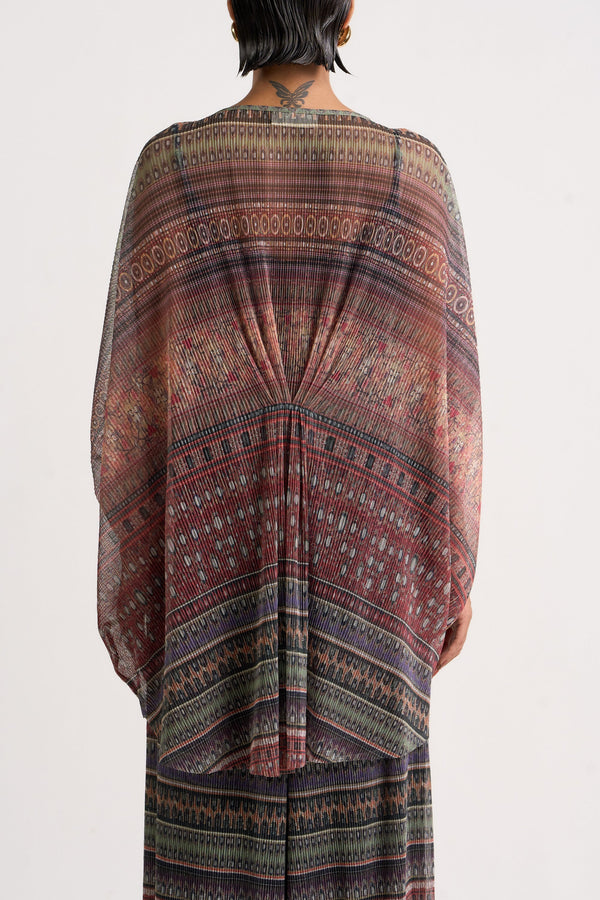 Collage Kimono Top