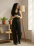 Women Black Waist Coat Co-ord Set