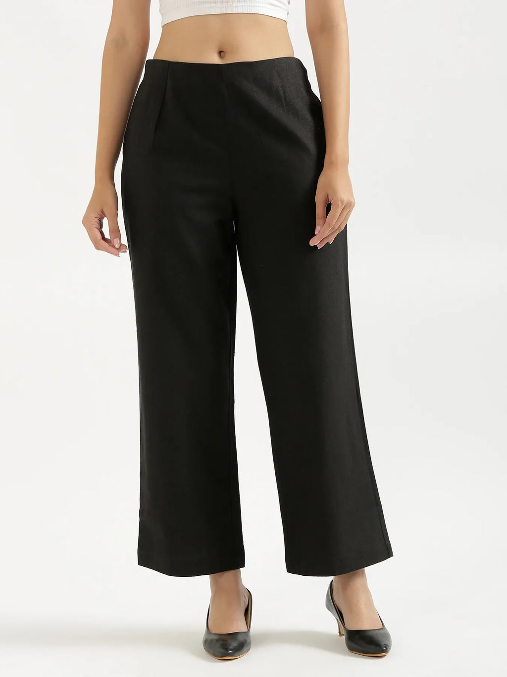 Women Black Waist Coat Co-ord Set