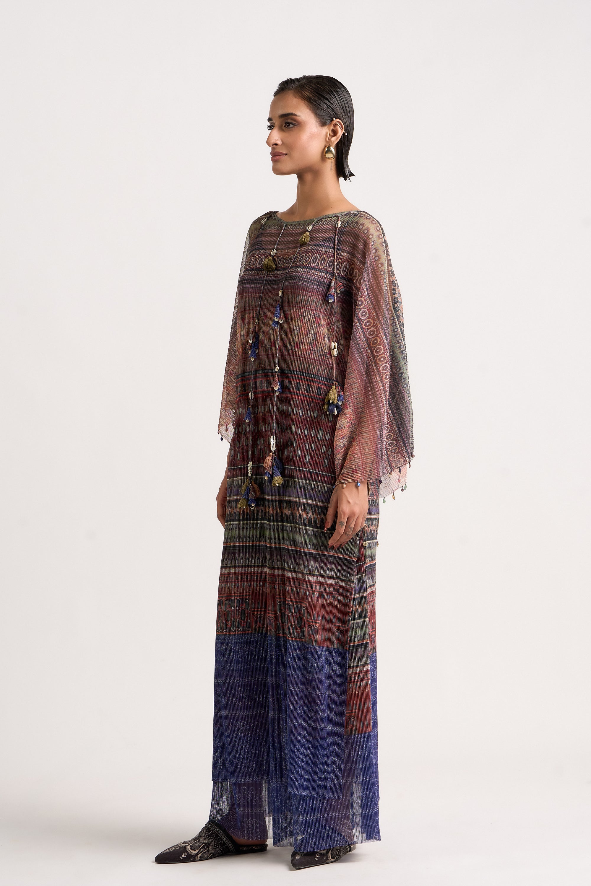Collage Tassel Top