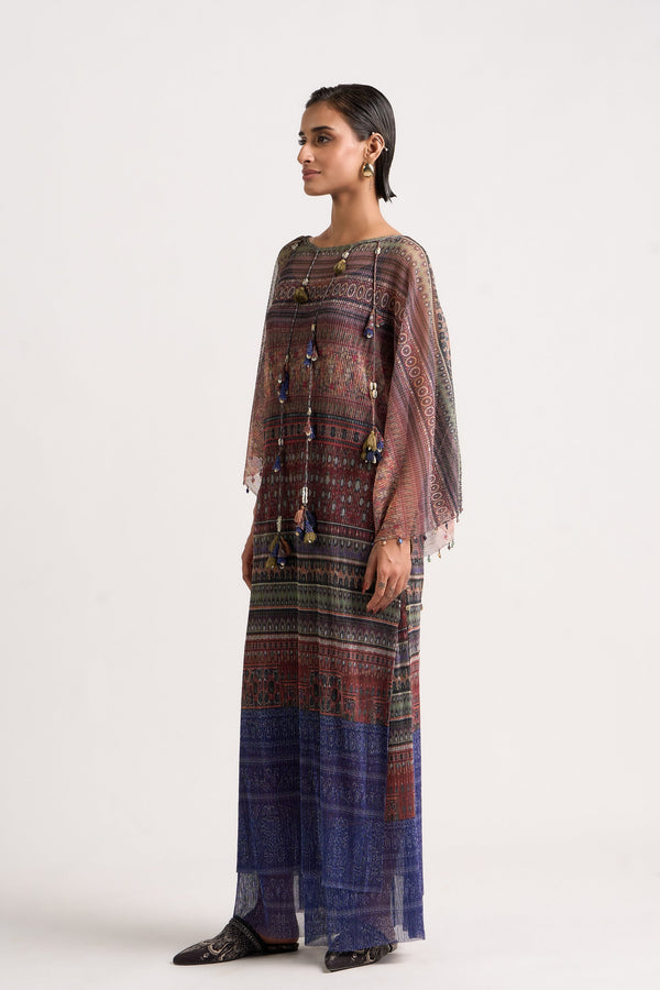 Collage Tassel Top