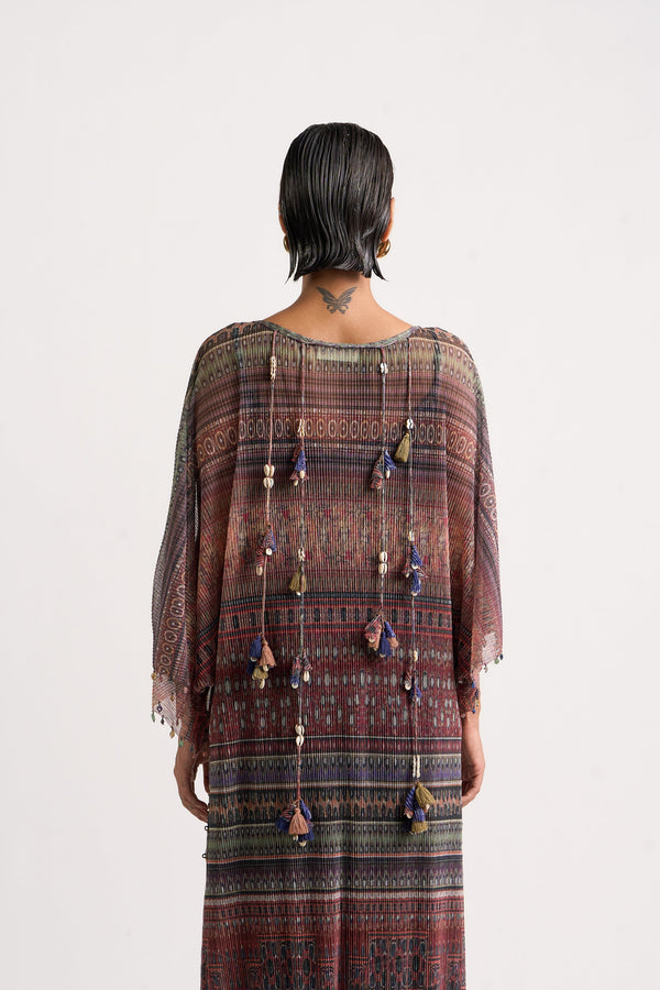 Collage Tassel Top