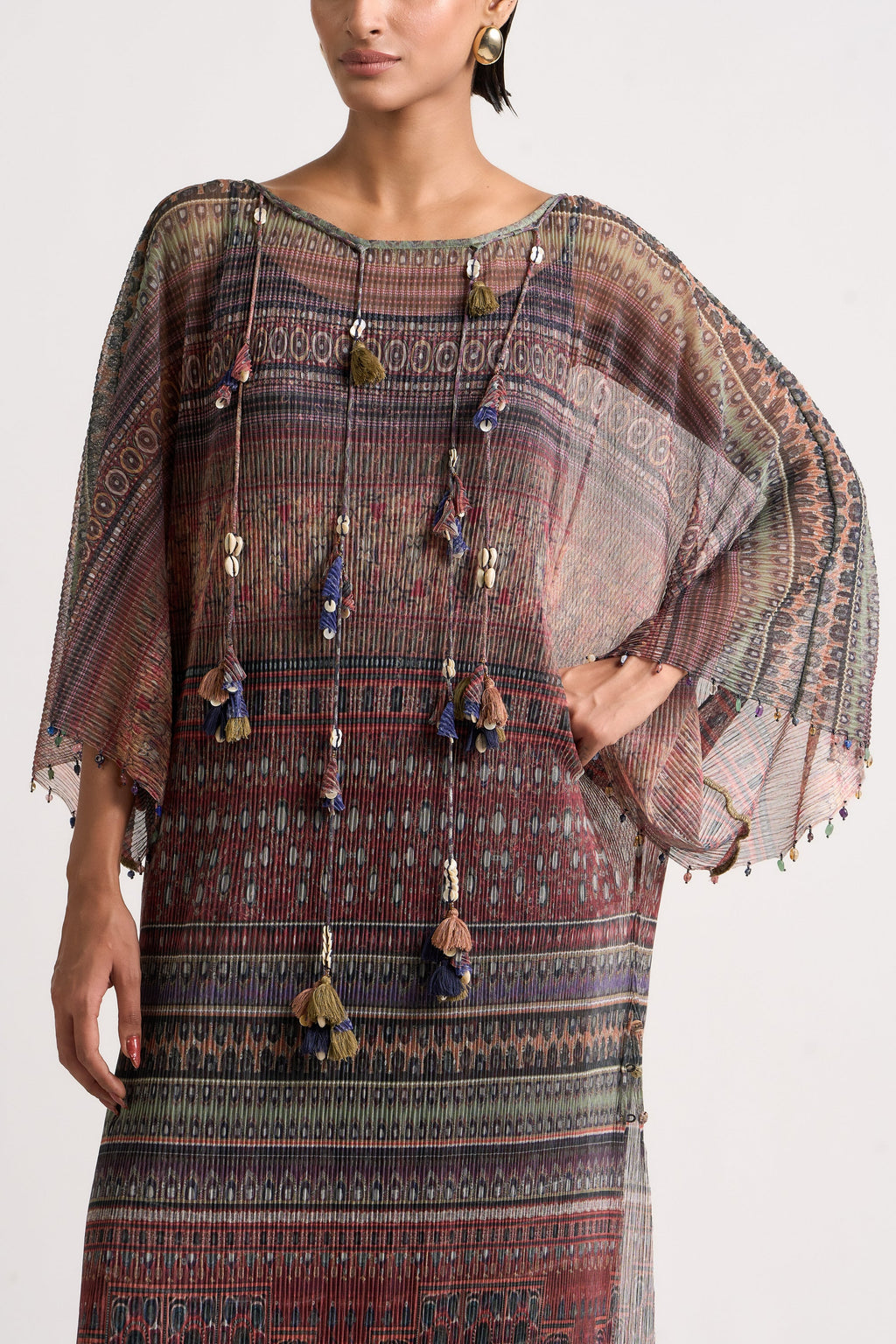Collage Tassel Top