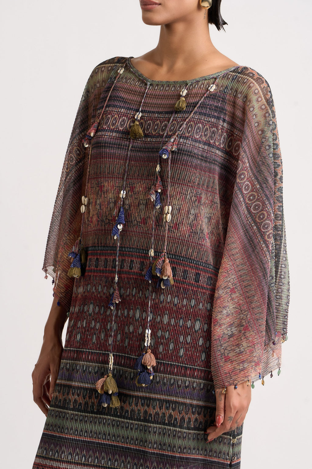 Collage Tassel Top