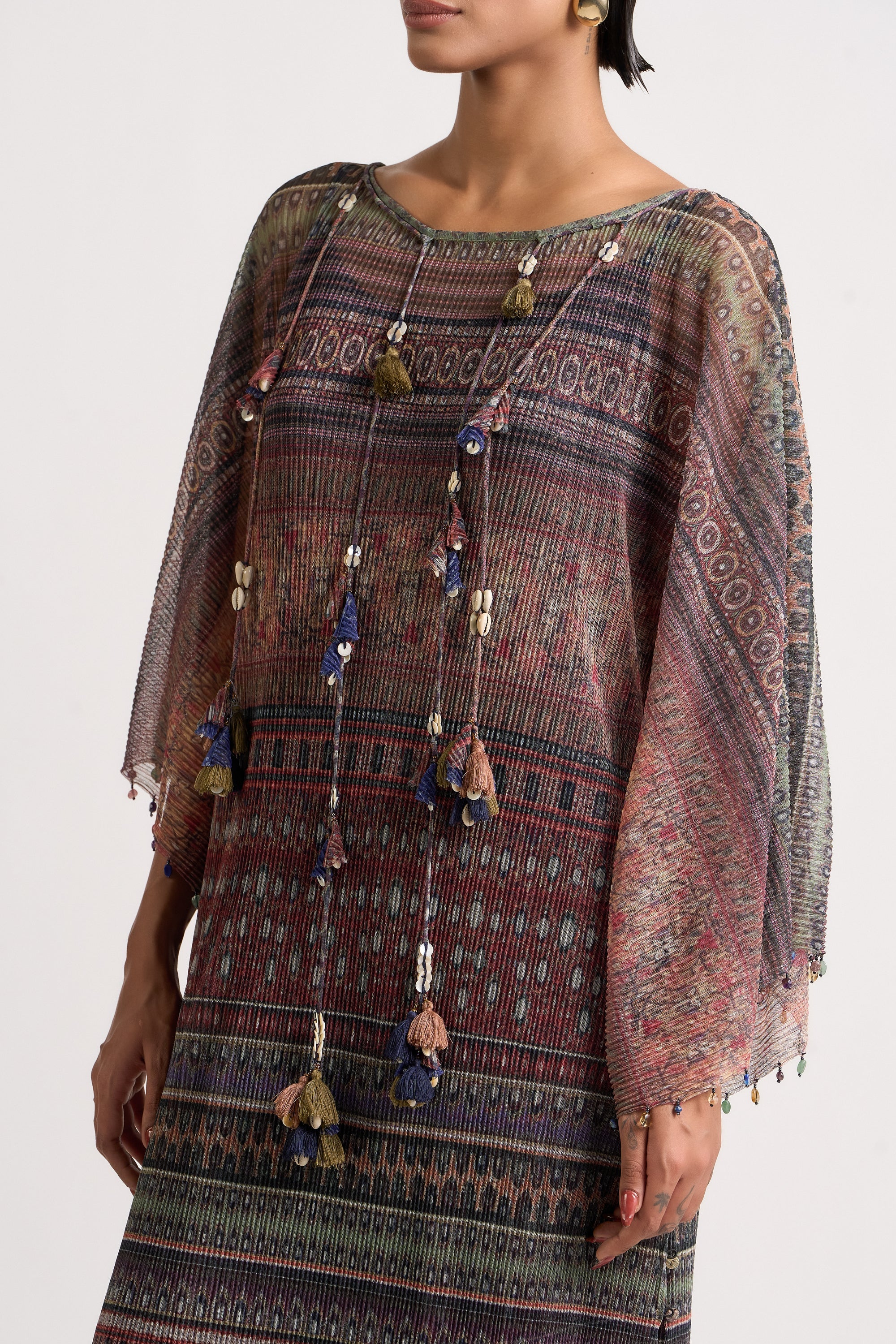 Collage Tassel Top