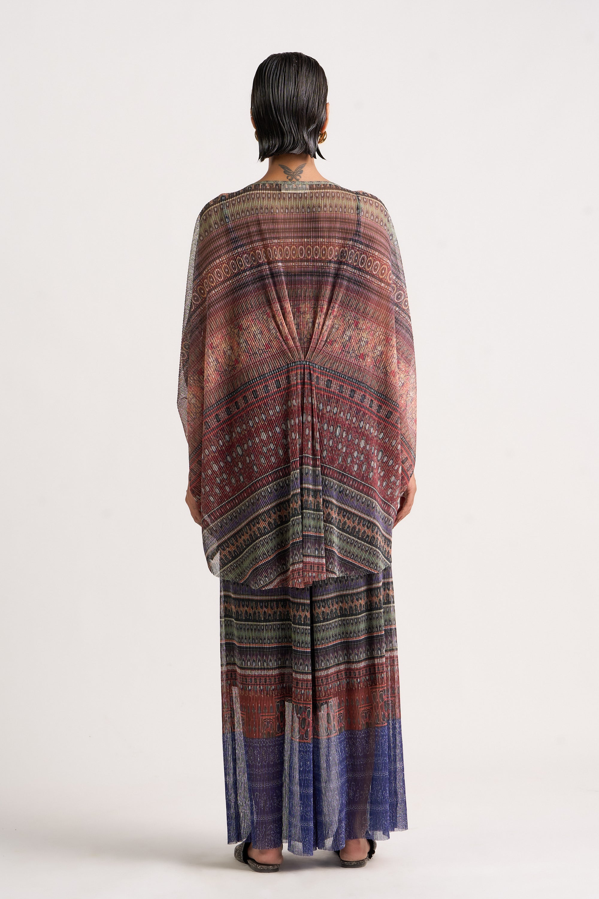 Collage Kimono Top