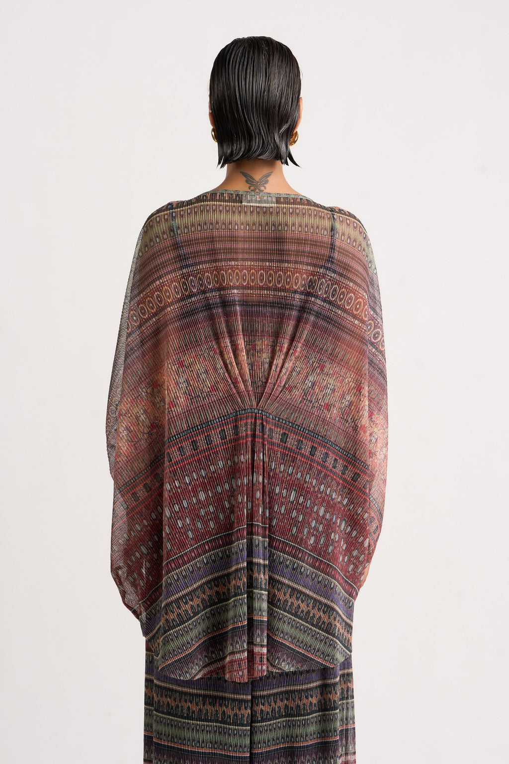 Collage Kimono Top