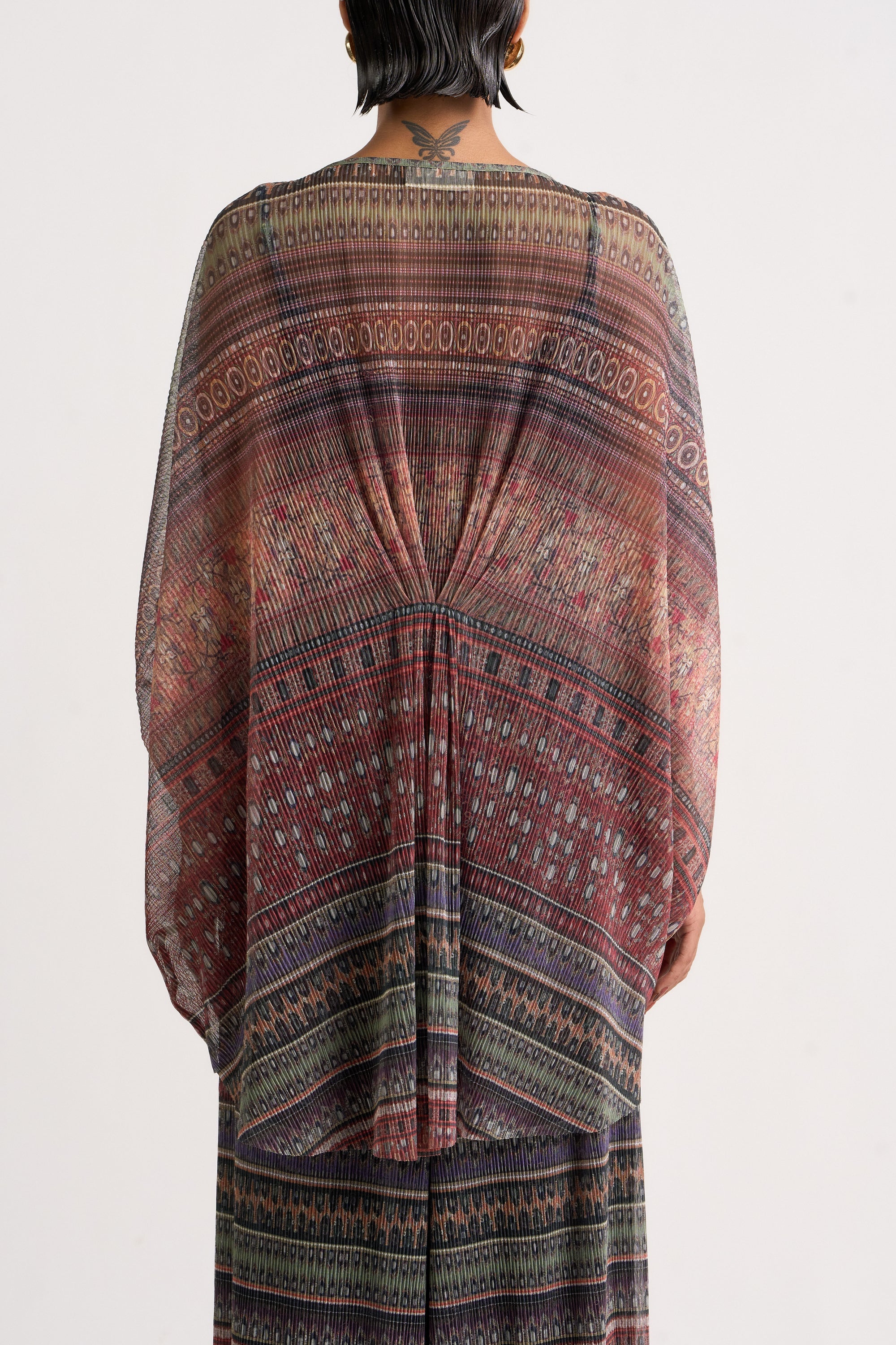 Collage Kimono Top