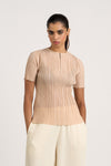 Beaded Crinkle Top