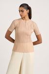 Beaded Crinkle Top