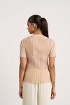 Beaded Crinkle Top